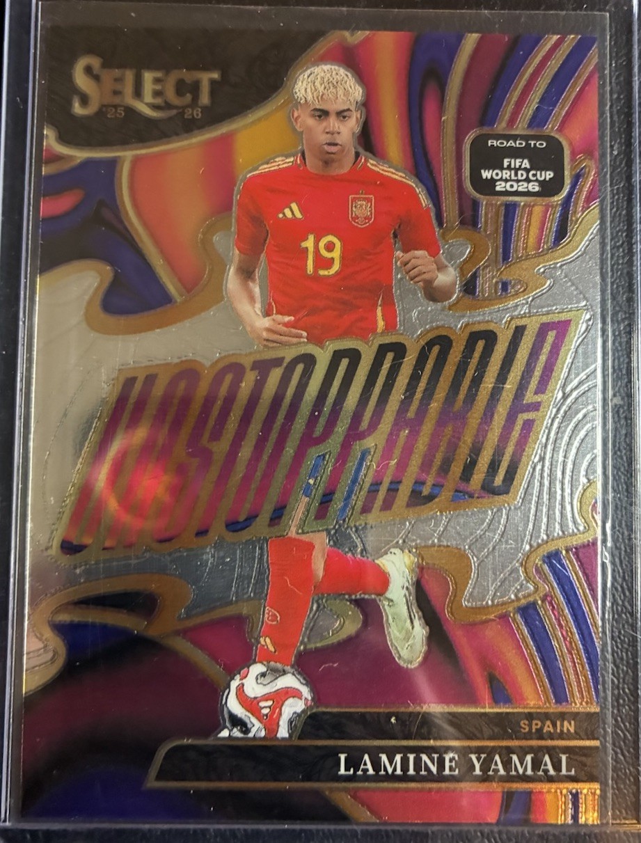 Panini Prizm/Select & Topps Chrome Soccer 8-Card Lot Yamal Villa view 3