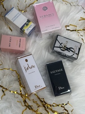Dior Versace YSL Armani Hermes Collectible Perfume Miniature Lot