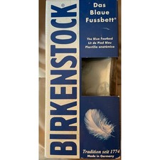 Birkenstock Blue Footbed Arch Support Insoles Women 6 EU 37 Made in Germany NIB