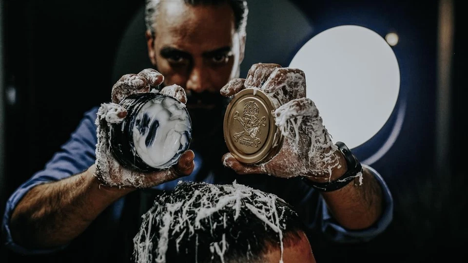 BARBERTIME Haarpomade Haarwachs Styling-Pomade 150ml ( Sorten Auswählbar ) - Bild 4 von 4