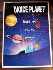 DANCE PLANET THE PLEASURE ZONE A4 RAVE FLYER JANUARY 1992 HALESOWEN MINT