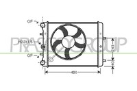 Prasco MotorküHler WasserküHlerfüR VW Polo 1.2 12V 1.4 16V Skoda Fabia II