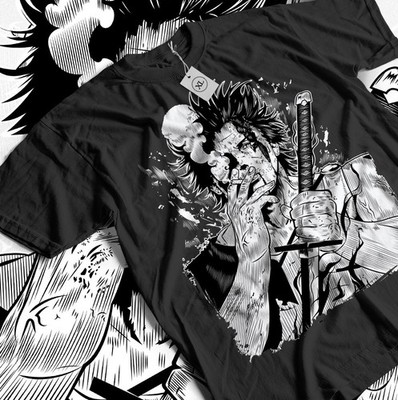 Yami Sukehiro T-shirt Black Clover Asta Yuno GirlAnime Gift Shirt Tee All Size