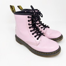 Girls Doc Marten Dr. Marten Pale Pink Combat Boots size 2