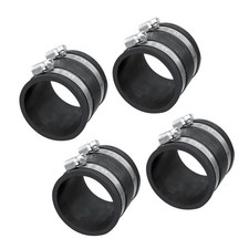 70148-P4 2-1/2 Inch Dust Control Flex Cuff with Steel Hose Clamps, Hose Conne...