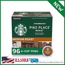 96 pods total Starbucks K-Cup Coffee Pods, Medium Roast Coffee, Pike Place Roast