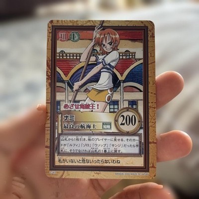 One Piece Nami Carddass Hyper Battle 2000 NM Single Card