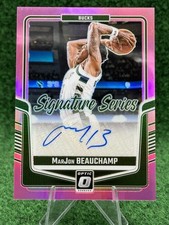 2024-25 Panini Optic Pink Signature Series #SS-MAR - MarJon Beauchamp /25 Bucks
