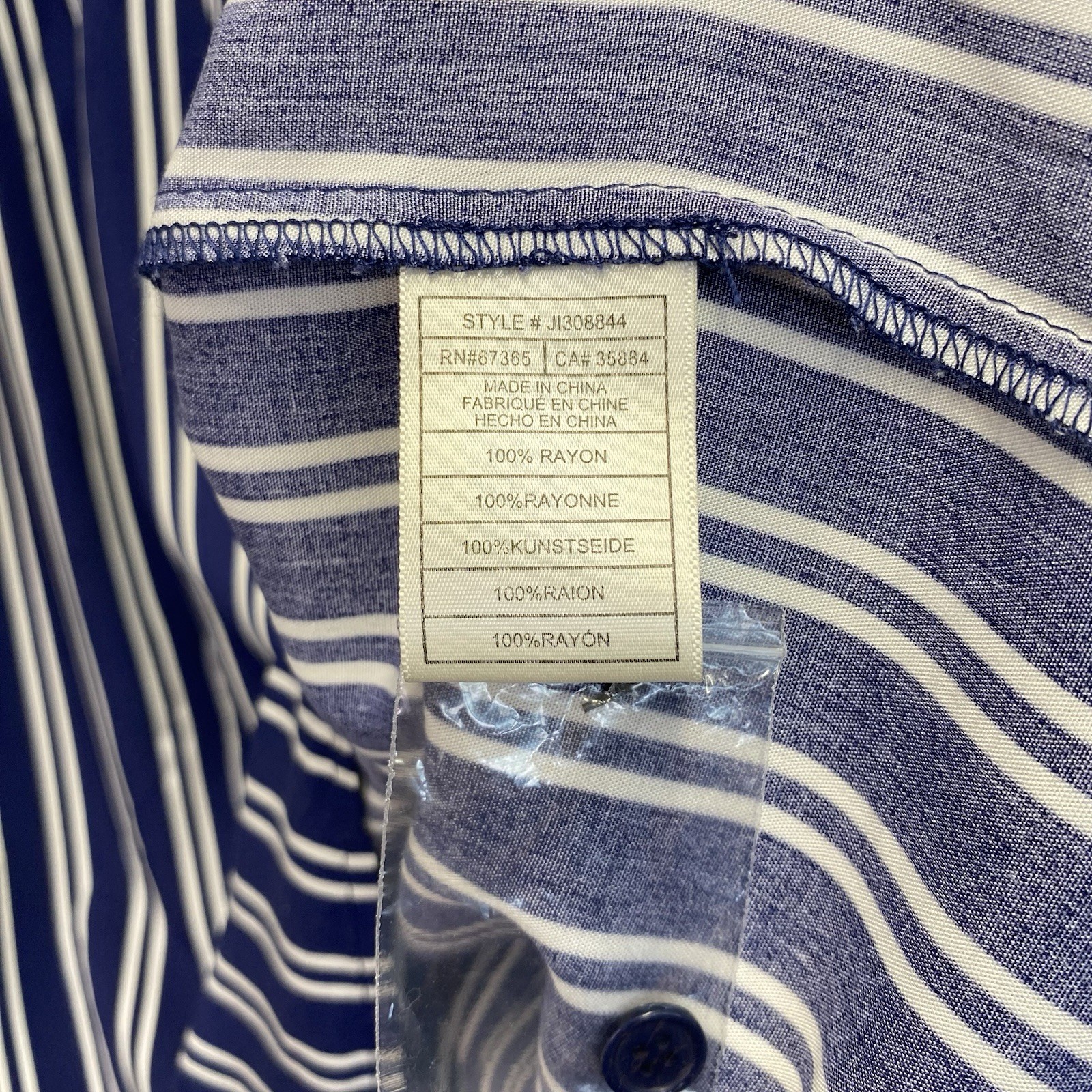 Jack by BB Dakota 3/4 Bell Sleeves Smocked Fit & Flare Mini Dress Women XS Navy