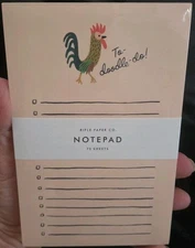 Rifle Paper Co Notepad 75 Sheets TO-DOODLE-DO! Sealed 4.25”x6.5”