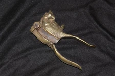 Old Brass Bird Betel Nut Cracker Collectible Indian Paan Supari Cutter Folk Art