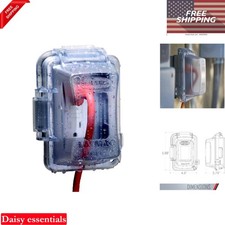 Weatherproof Electrical Outlet Cover 1-Gang Extra Duty Clear Polycarbonate