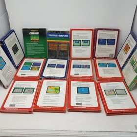 Lot Of 16 Intellivision Games With Boxes (Some Have Manuals & Overlays)