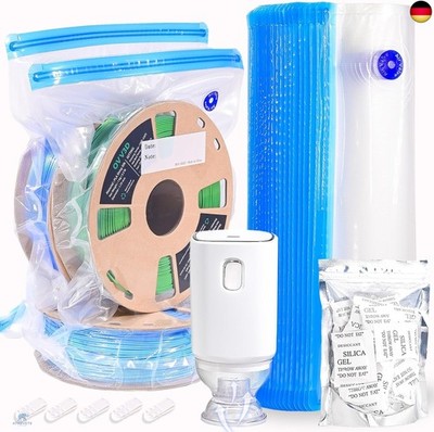 OVV3D Filament Aufbewahrung Kit mit Auto Pumpe, Plus Size 32X34cm 30 3D-Druck