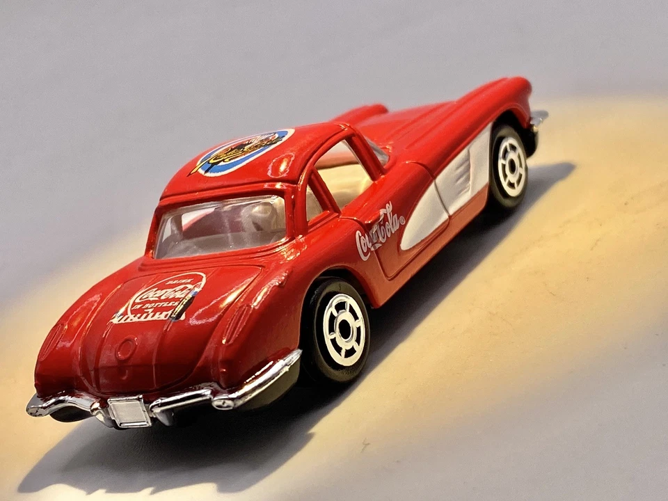 Chevrolet 1958 Corvette Majorette🔥1997 - Promoción rara de Coca-Cola - 1/64 - Como nuevo Foto 3 de 4