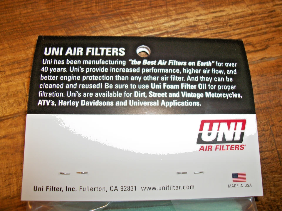Filtro de ar Suzuki DS100 TS100 TS185 (1975 e TS250 mais recente) UNI NU-2424 AHRMA - Imagem 3 de 3
