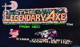 The Legendary Axe (TurboGrafx-16, 1989) Turbo - CIB Complete Tested & Working 