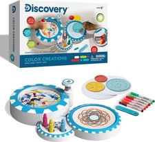 Discovery Kids Color Creations Spin  Twist Art Maker Set 3 Paints and 6 Markers