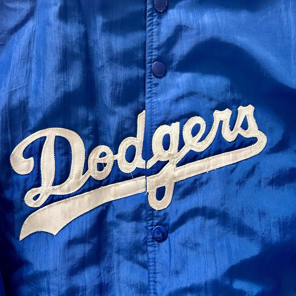 Chaqueta de bombardero satinada vintage de los LA Dodgers Starter Diamond Collection talla YXL Foto 2 de 4