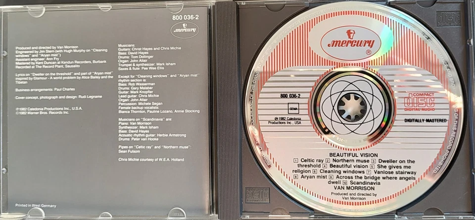 CD Van Morrison - Beautiful Vision,  1982, Mercury, sehr gut - Bild 3 von 3