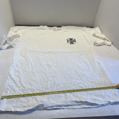 West Coast Choppers Wild Wild West Las Vegas T-Shirt Size Xl White Cotton
