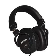 Tascam TH MX2 Closed Back Mixing Headphones Lightweight Comfortable Black
