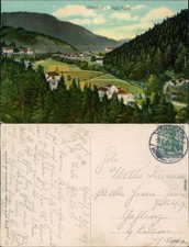 Ansichtskarte Stutzhaus-Luisenthal (Thüringen) Partie an der Stadt 1914