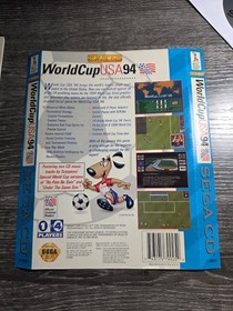 World Cup USA '94 (Sega CD) Manual W/ Registration & Case Art & Game (NO CASE)