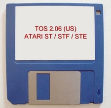 Disquette TOS 2.06 (U.S - 60hz boot) UPGRADE FLOPPY DISK ATARI ST STE MEGA ST