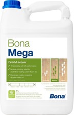 Bona Mega 5ltr Wood Lacquer Wood Floor Finish - options - NEW