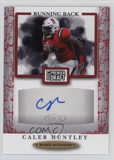 2021 Sage Premier Draft Auto Red Caleb Huntley #A114 Auto 19bs