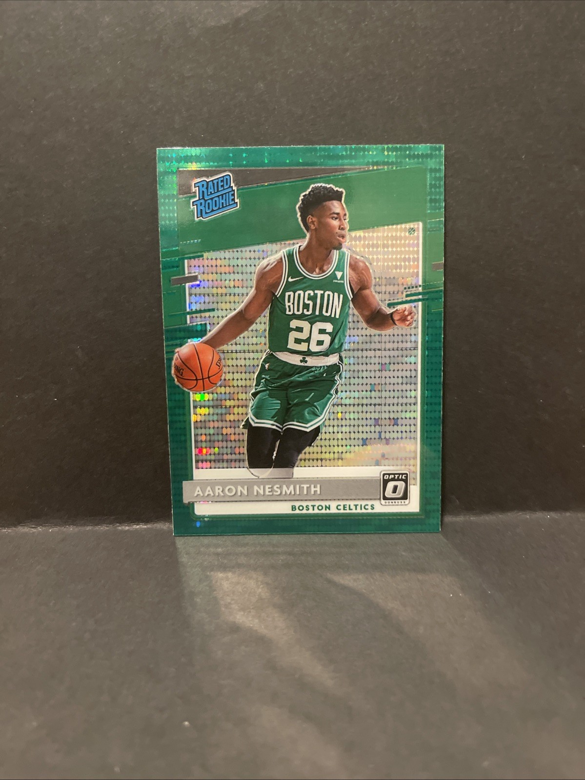 2020 Donruss Optic Green Pulsar  #164 Aaron Nesmith RC