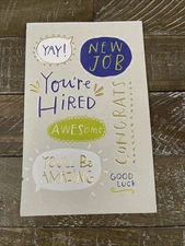 American Greetings Greeting Card Congratulations New Job