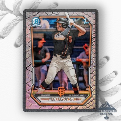 2026 Bowman Chrome JEAN CARLOS SIO Reptilian #BCP-87 San Francisco Giants