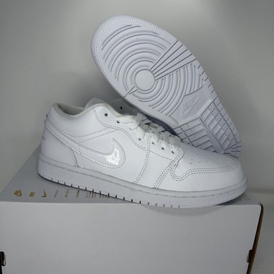 Nike Air Jordan 1 Low Triple White WMNS Sizes DV0990-111 NEW | eBay