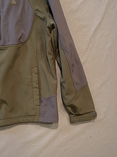 Snozu Jacket Mens L Green Water Resistant Zip Up Pockets Fleece Lined Ski Winter - Picture 4 of 11