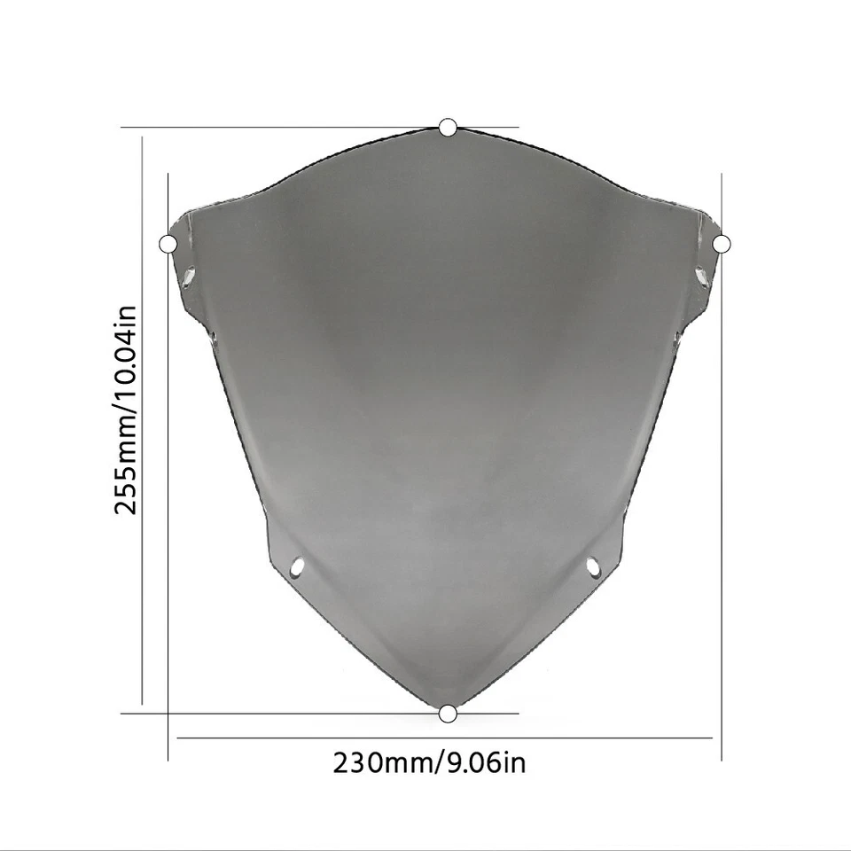 Parabrisas delantero para Kawasaki Z125 Pro 2016-2021 Foto 2 de 4