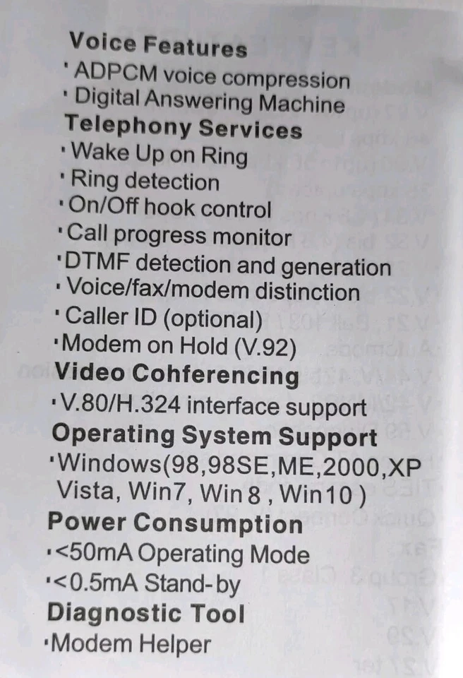 USB  2.0 Fax Modem External X002rmpni9 - Image 3 of 4
