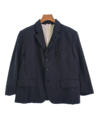 COMME des GARCONS - ◆美品◆ コムデギャルソン COMME DES GARCONS コムコム 裏地レイヤード ジャケット レディース ネイビー sizeS RE-J023 AD2009 [Y03227] コムコム コムデギャルソンCOMME des GARCONS ウール裏地