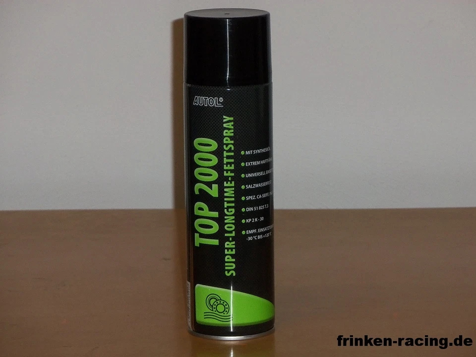 17,27€/l AUTOL TOP 2000 Fettspray 3 x 500 ml Dosen