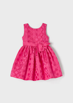 ABITO VESTITO ABITI BAMBINA MAYORAL 3918 03918 96 FUCSIA ORIGINALE
