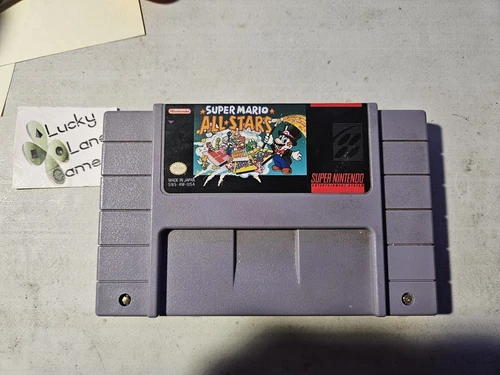 Super Mario All-Stars (Super Nintendo Entertainment System, 1993) FREE SHIP