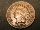 1899 Indian Head Cent XF