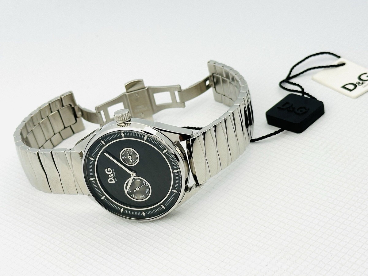 D&G Dolce & Gabbana Men's DW0418 Jimmy Z Analog Stainless D&G Dolce & Gabbana Men's DW0418 Jimmy Z Analog Stainless