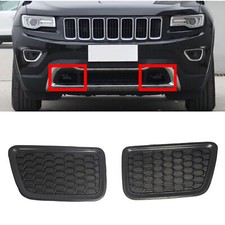 Left Right Front Grille Tow Hook Eye Cover Cap For Jeep Grand Cherokee 2014-2016 Left Right Front Grille Tow Hook Eye Cover Cap For Jeep Grand Cherokee 2014-2016