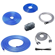 Recoil RCK8 True 8 Gauge Complete Amplifier Wiring Kits with OFC RCA cable