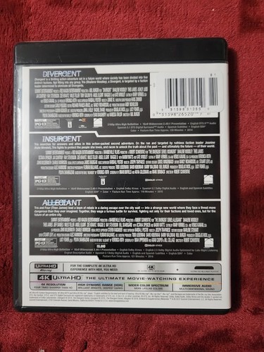 Divergent Series, The - 3-Film Collection 4K, Divergent, Insurgent, Allegiant - Picture 2 of 2