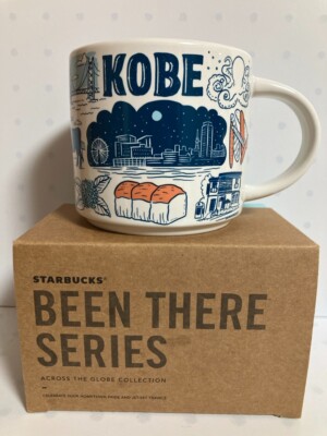 Kobe Japan Starbucks coffee Cup Mug 14oz Been There Series NEW