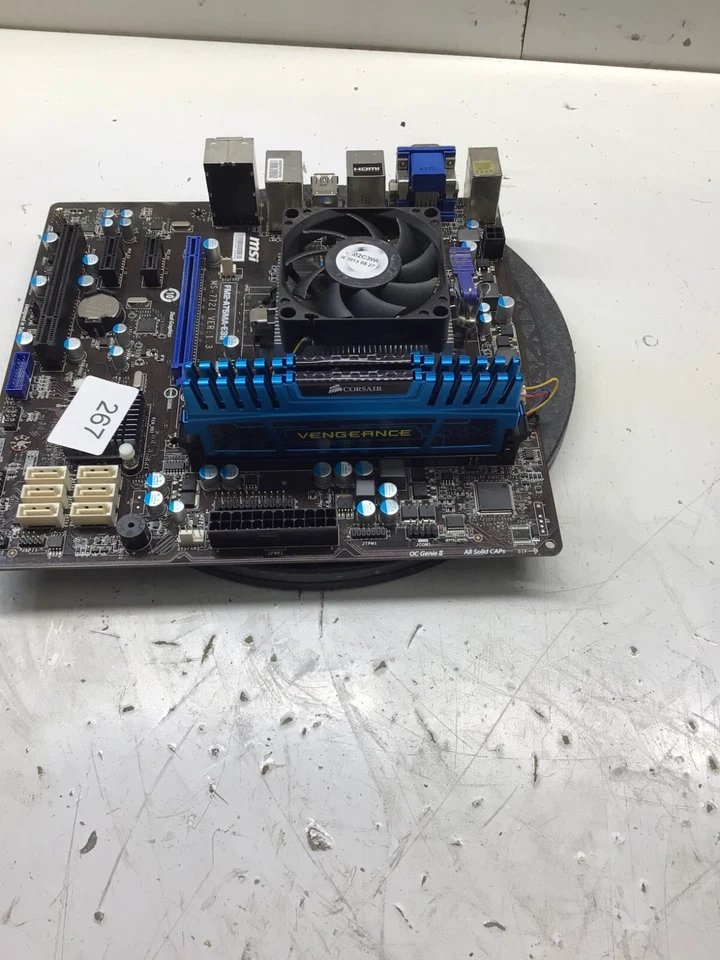 MSI FM2-A75MA-E35 AMD A8-6600K APU 3,90 GHz 8 GB - Immagine 3 di 3