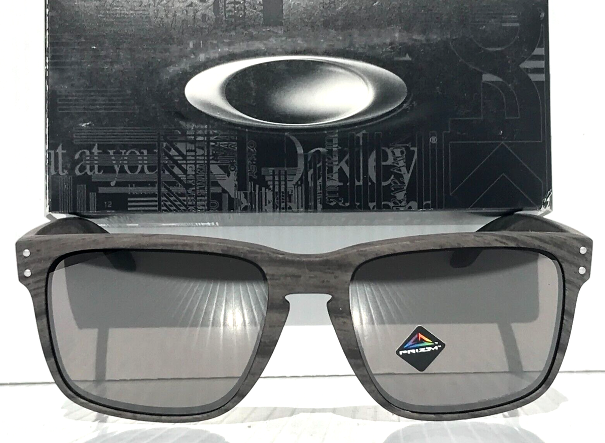 NEW Oakley HOLBROOK XL Woodgrain POLARIZED PRIZM Black Lens